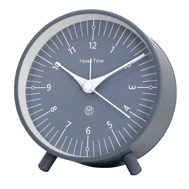 Bedside Decoration Mute Sweep Second Night Light Clock
