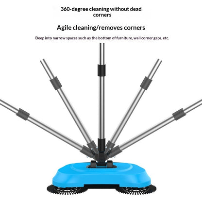 Hand-push Household Sweep-mop-vacuum Cleaner